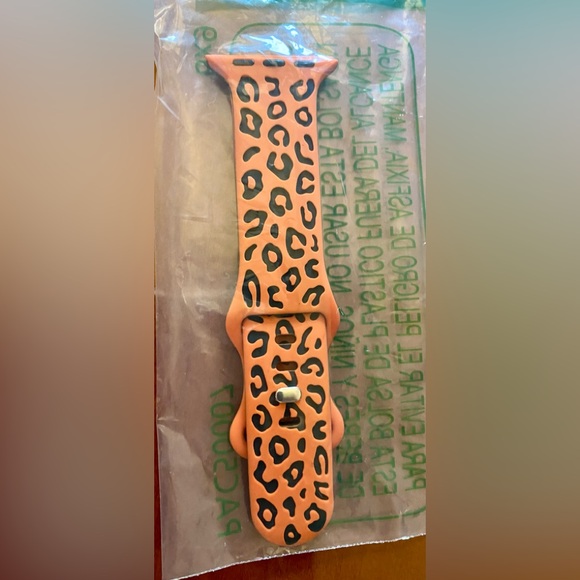 Two-Tone Silicone Engraved Bands Compatible with Apple Watch 41mm, 40mm, 38mm - Picture 1 of 4